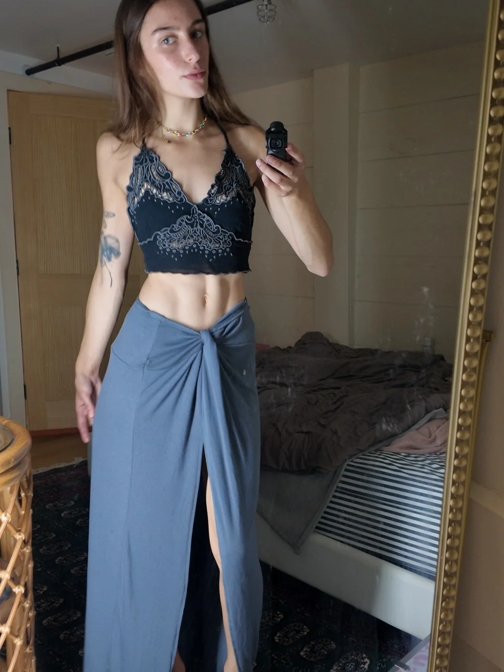 Free people maxi skirt